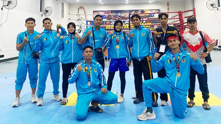 Kick Boxing Lotim Raih Dua Emas dan Empat Perunggu di Porprov  NTB