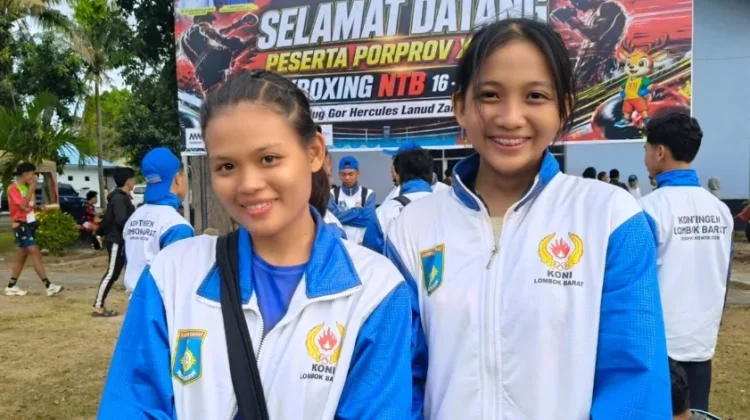 Dua Srikandi Kick Boxing Lombok Barat Persembahkan Emas di Porprov NTB 2026