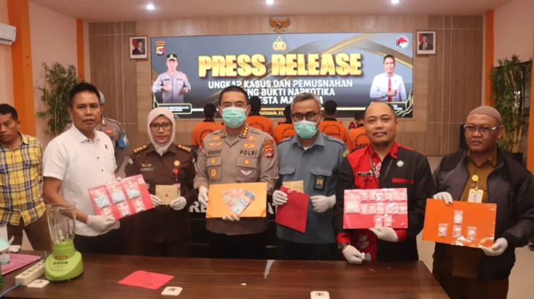 Polresta Mataram Sita 293 Gram Sabu dari 54 Kasus Narkoba Januari-Juli 2026