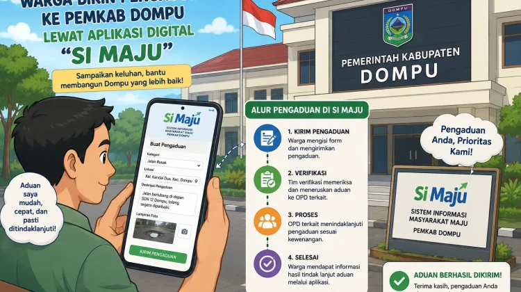 Digitalisasi Pelayanan Publik Dompu Berlanjut, Aplikasi SIMAJU Resmi Hadir
