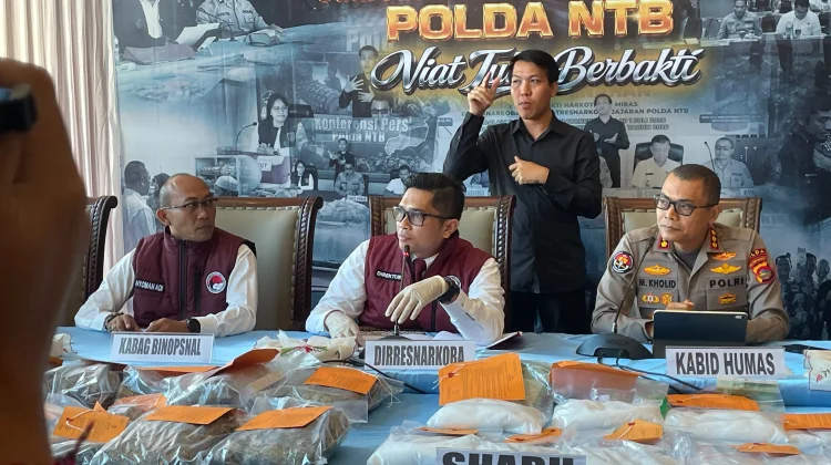 Hanya dalam Sebulan, Polisi Ungkap 61 Kasus Narkoba di NTB