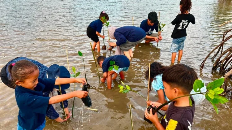 Hari Anak Nasional, Pertamina Tanam 1.000 Mangrove Bersama Anak Pesisir
