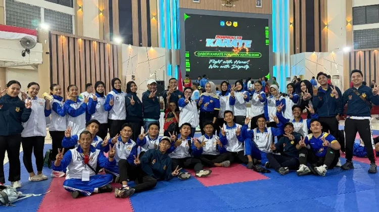 Kontingen Karate Lombok Barat Sabet 5 Emas, 2 Perak, dan 4 Perunggu