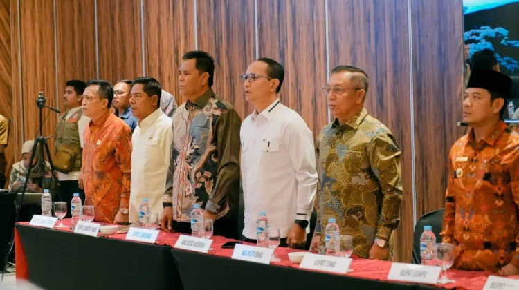 Bupati Lotim Usulkan Sumur Bor saat Rakor Penanganan Kekeringan NTB