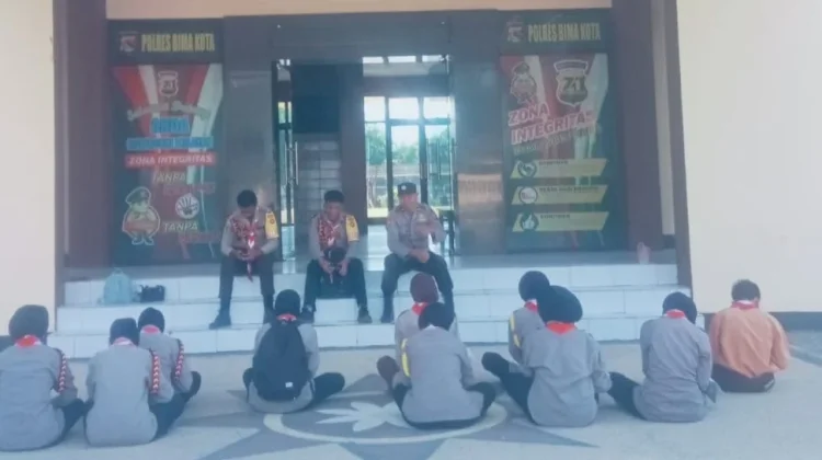 Polres Bima Kota Bima Anggota Saka Bhayangkara