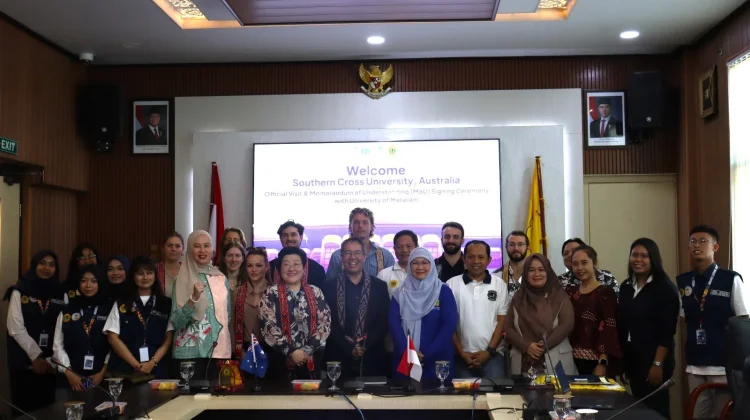 Unram dan Southern Cross University Australia Perkuat Kerja Sama Akademik