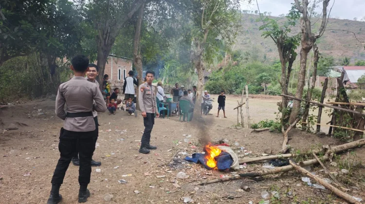Polres Bima Kota Bubarkan Judi Sabung Ayam di Jatibaru Barat