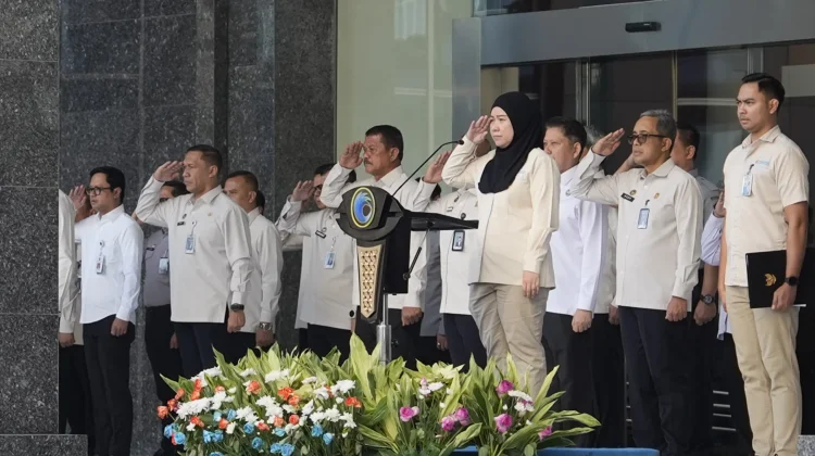Perkuat Disiplin dan Kolaborasi, Kanwil Kemenkum NTB Ikuti Apel Bersama