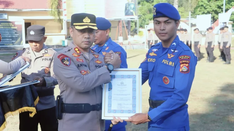 Mantap, Delapan Anggota Polres Bima Dapat Reward