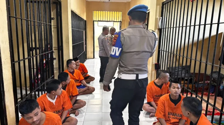 Antisipasi Gangguan Keamanan, Polres Lombok Utara Periksa Ruang Tahanan