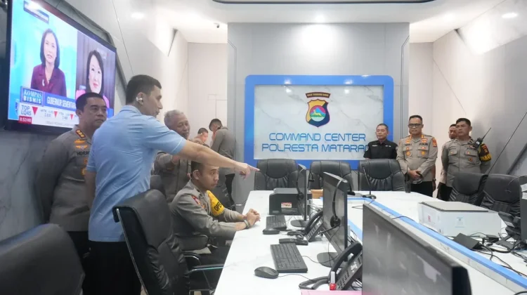 Karo Tekkom Mabes Polri Tinjau SPKT Polresta Mataram, Evaluasi Standar Pelayanan
