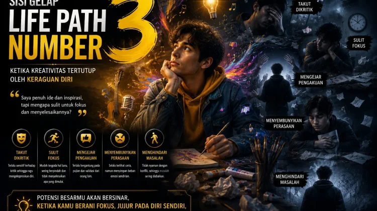 Sisi Gelap Life Path Number 3: ketika Kreativitas Tertutup oleh Keraguan Diri