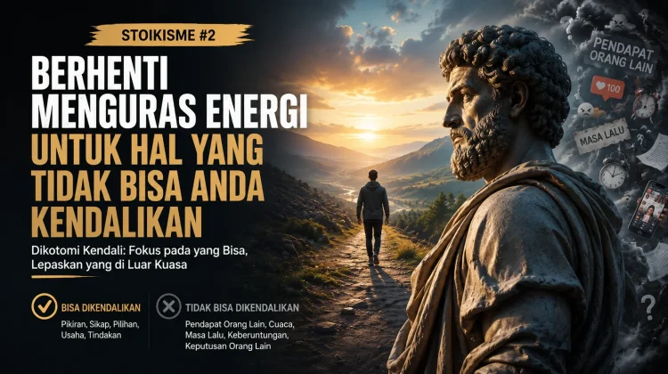 Stoikisme #2: Berhenti Menguras Energi untuk Hal yang Tidak Bisa Anda Kendalikan