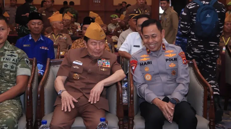 Perkuat Sinergi Bersama Para Veteran, Wakapolda NTB Hadiri Musda VII DPD LVRI NTB