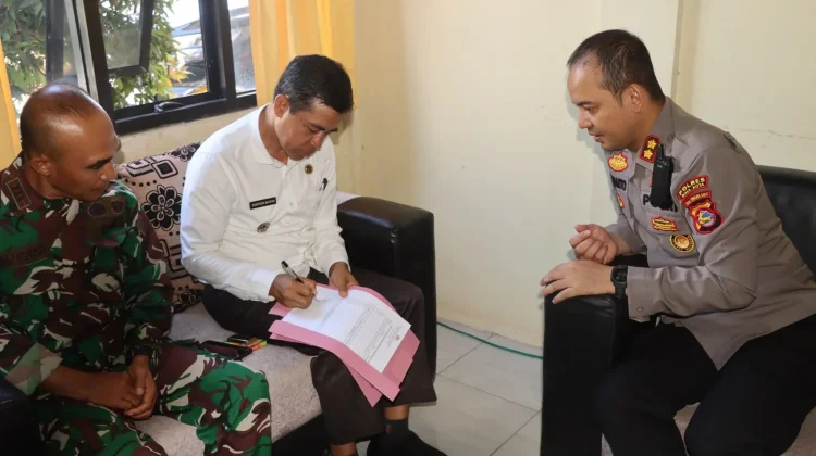 Kapolres Bima, Camat dan Danramil Wawo Bertemu, Ini Pembahasannya