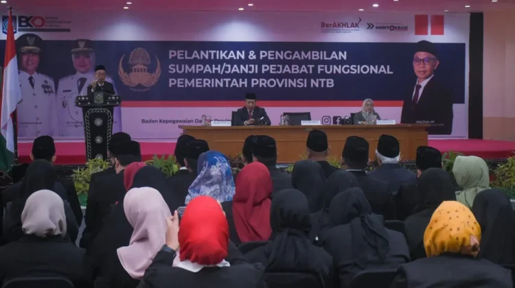 Pemprov NTB Lantik 118 Pejabat Fungsional