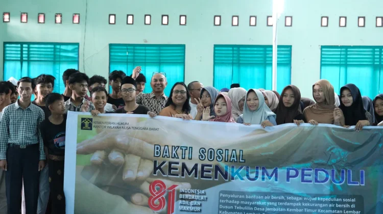Sambut Hari Pengayoman ke-81, Kemenkum NTB Salurkan Bantuan Sosial di UPTD PPA