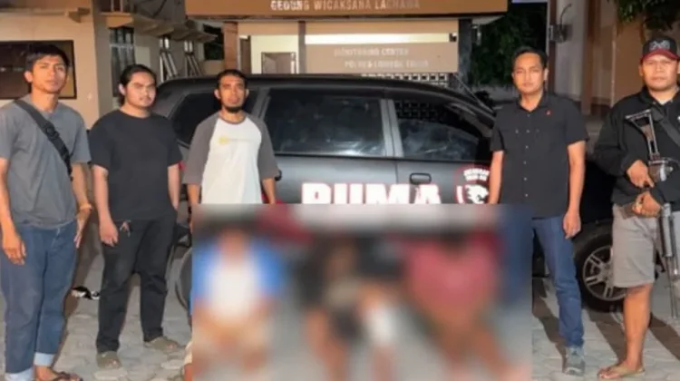 Tim URC Polres Lombok Timur Bertindak Cepat Tiga Pelaku Curanmor Diamankan