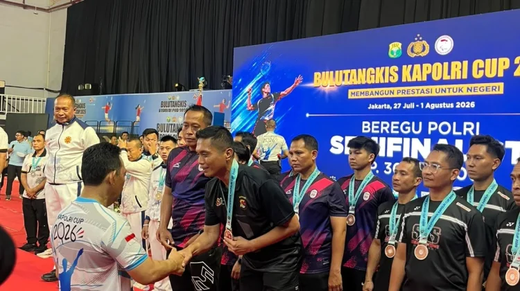 Banggakan NTB, Tim Polda NTB Rebut Juara III Bulutangkis Kapolri Cup 2026