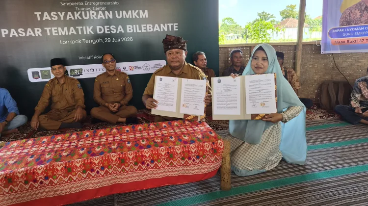 SMK PP Negeri Mataram Gandeng Desa Bilebante Cetak SDM Pertanian Modern
