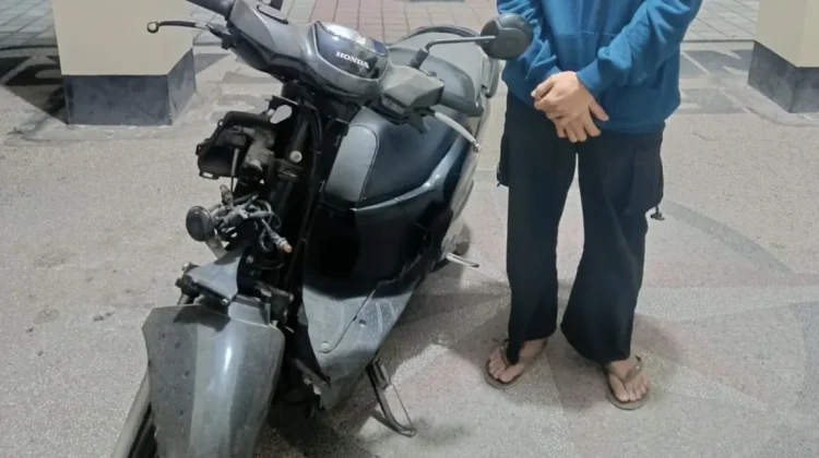 Polisi Ringkus Pencuri Motor Scoopy Milik Warga Kekait, Gunungsari