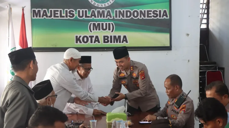 Kapolres Bima Kota Gandeng MUI Perkuat Kolaborasi Wujudkan Kota Bima Kondusif