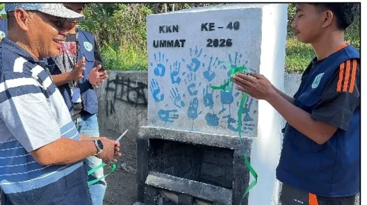 Tungku Turbo Jadi Inovasi Mahasiswa KKN UMMAT untuk Kebersihan Lingkungan Desa