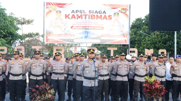 Kapolres Lombok Timur Komitmen Jaga Keamanan HUT RI dan Kunjungan Kapolri