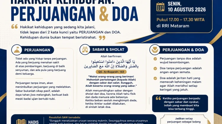 Renungan Senja: Hidup Adalah Perjuangan dan Doa