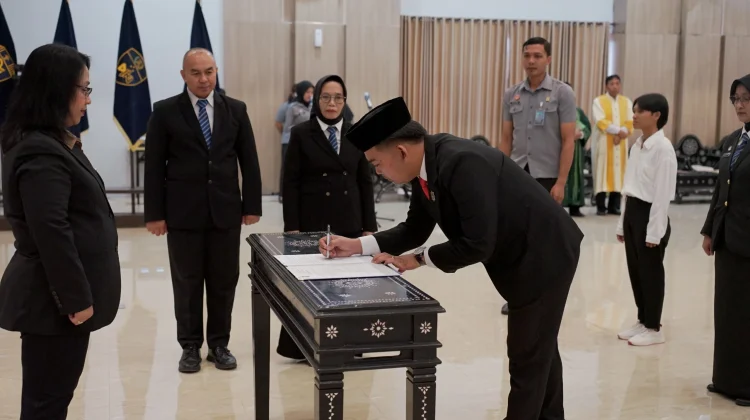 Kakanwil Kemenkum NTB Lantik PPNS Dishub Lombok Utara
