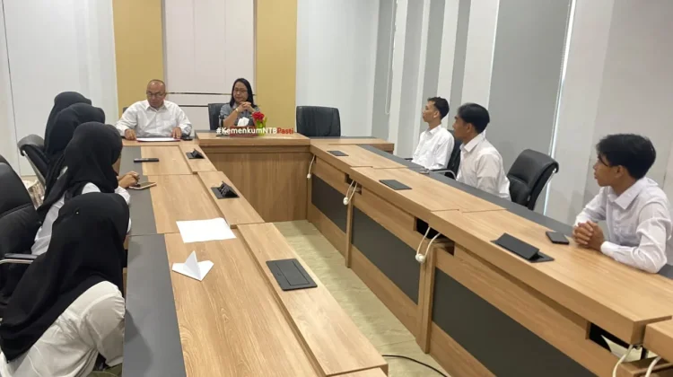Sambut Peserta MagangHub, Kakanwil Kemenkum NTB Tekankan Disiplin