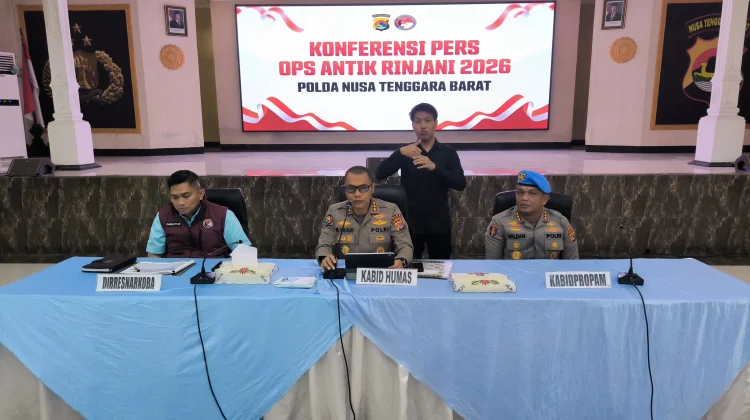 Polda NTB Tangkap Tiga Polisi Terlibat Narkoba Selama Operasi Antik Rinjani 2026