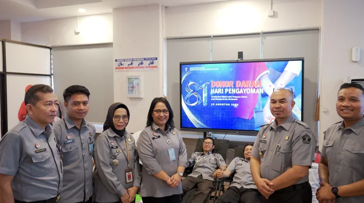 Sambut Hari Pengayoman ke-81, Kemenkum NTB Gelar Donor Darah