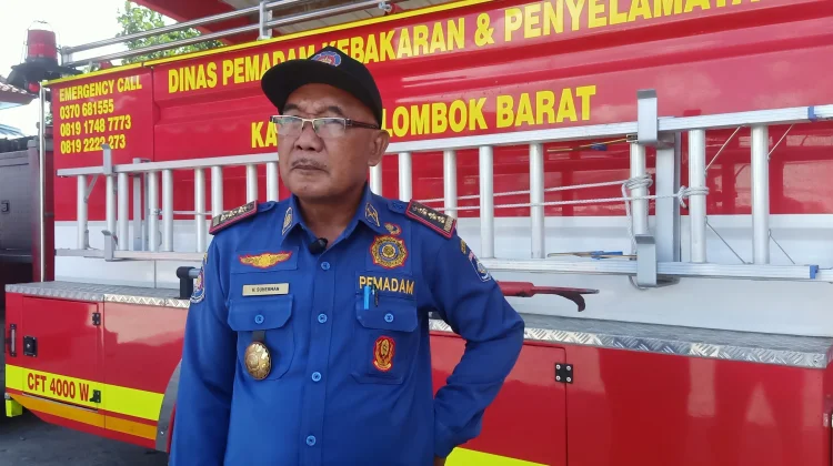 Damkarmat Lobar Butuh Tambahan UPT Demi Respons Kebakaran Lebih Cepat