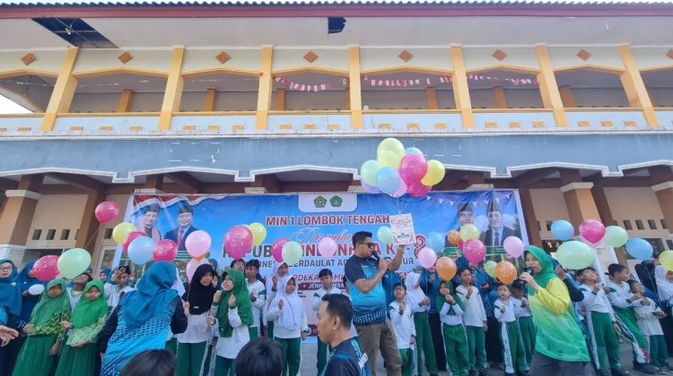 Semarak HUT ke-81 Kemerdekaan RI Mulai Terasa di MIN 1 Lombok Tengah
