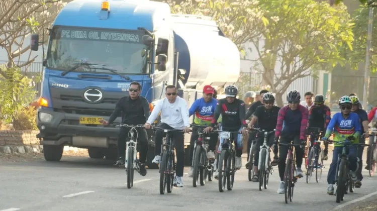 Perkuat Sinergi, Wali Kota Bima dan Forkopimda Gowes