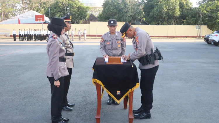 Tiga Jabatan Strategis di Polresta Lombok Tengah Berganti