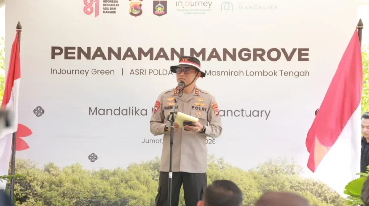 Gerakan Indonesia Asri, Kapolda NTB Tanam Pohon Serentak dari Lombok hingga Sumbaw