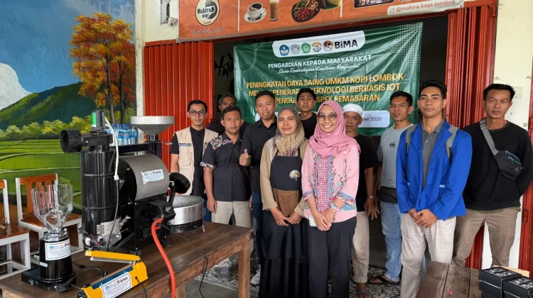 Tingkatkan Daya Saing Kopi Lokal, Univ. Bumigora-UNW Dampingi UMKM Mahira Kopi