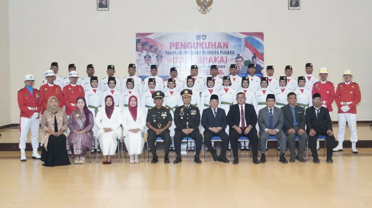 26 Putra-Putri Terbaik KLU Resmi Dikukuhkan sebagai Paskibraka HUT RI ke-81