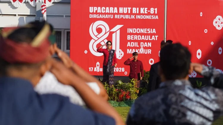 Upacara HUT Ke-81 Kemerdekaan RI, Kanwil Kemenkum NTB Perkuat Semangat Pengabdian