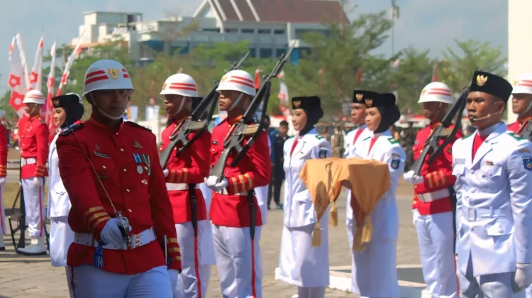Upacara HUT ke-81 RI di Lombok Tengah Berjalan Khidmat dan Lancar