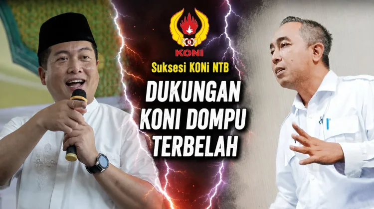 KONI Dompu Terbelah, Ketua Dukung Mori Sekretaris Dukung Miq Iqbal