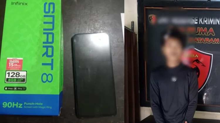 Remaja di Mataram Ditangkap karena Diduga Curi HP dari Kamar Warga