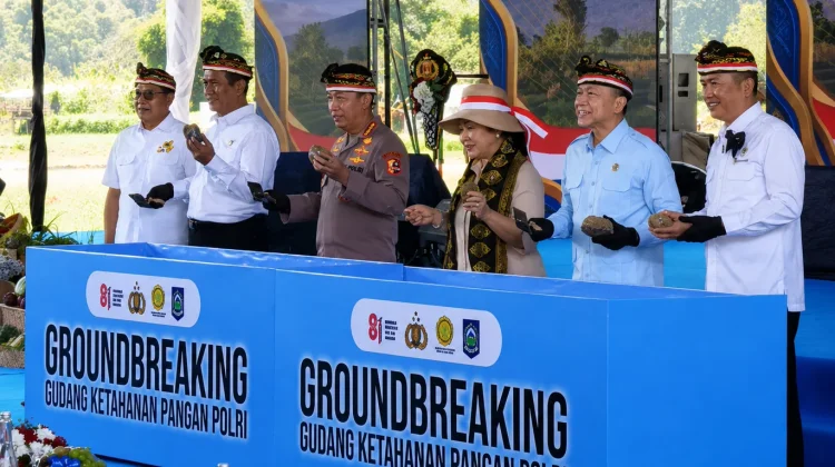 Gudang Ketahanan Pangan Polri Dibangun untuk Perkuat Swasembada Bawang Putih