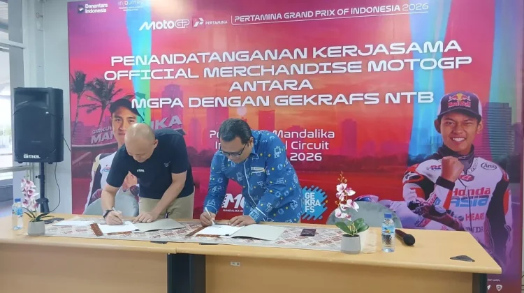 Merchandise Resmi MotoGP Mandalika 2026 Gandeng Produk Lokal NTB
