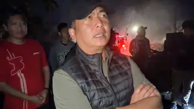 Tiba dari NTT, Gubernur Iqbal Langsung Turun ke Tengah Kebakaran Sade