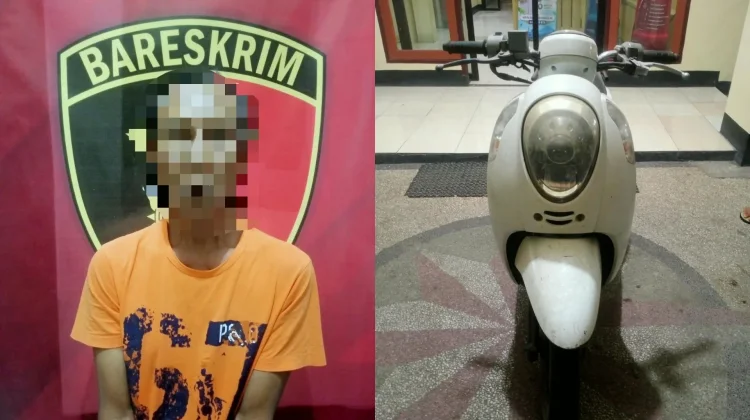 Alasan untuk Jemput Anak, Pria Asal Narmada Gelapkan Motor Warga Gunungsari