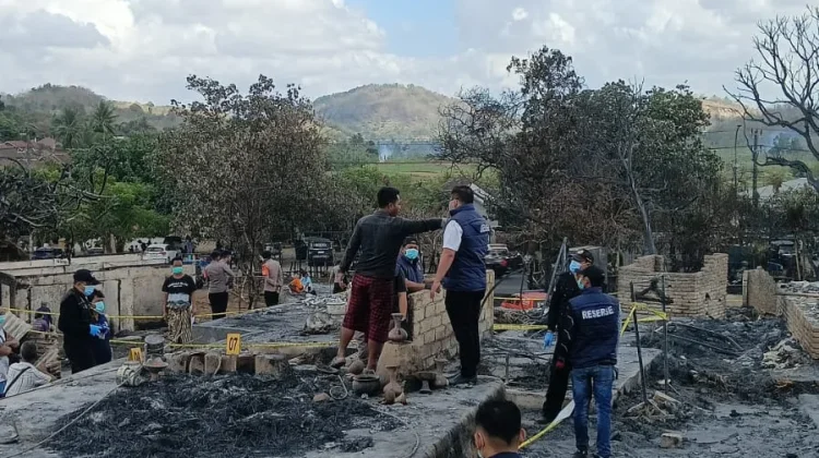 Polisi Olah TKP Kebakaran Sade, Kerugian Sementara Ditaksir Rp34 Miliar