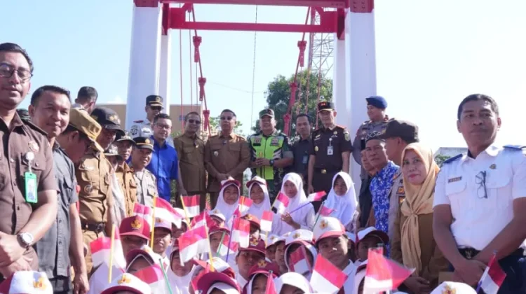 Tiga Jembatan Garuda Perintis Merah Putih di Kota Bima Diresmikan